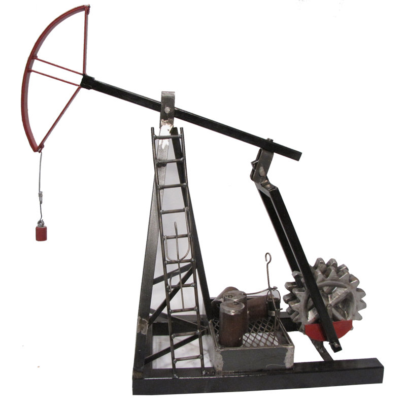 Williston Oil Pump Jack Sculpture Wayfair